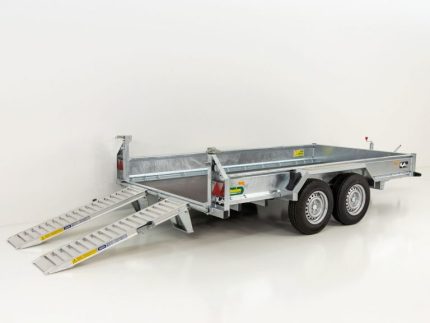 Unsinn Baumaschinenanhänger UBA 166x366cm 3,0|Schwenk-Rampen